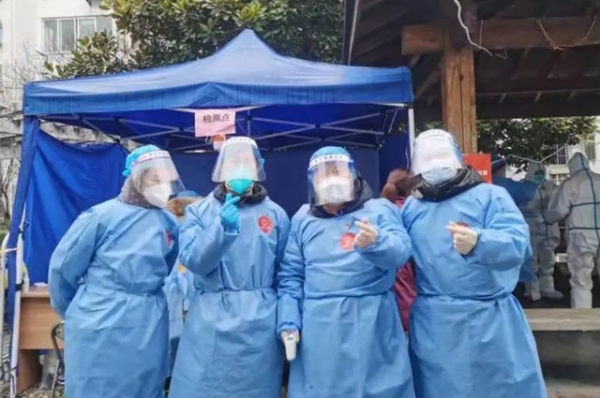 助力繼續(xù)！蘇州城發(fā)建筑設計院第二批志愿者支援社區(qū)核酸檢測